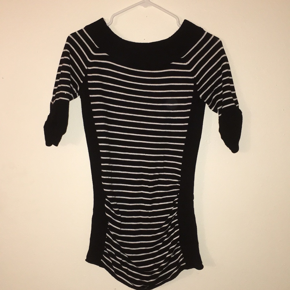 Maternity Top Ruching on Sleeves and Sides